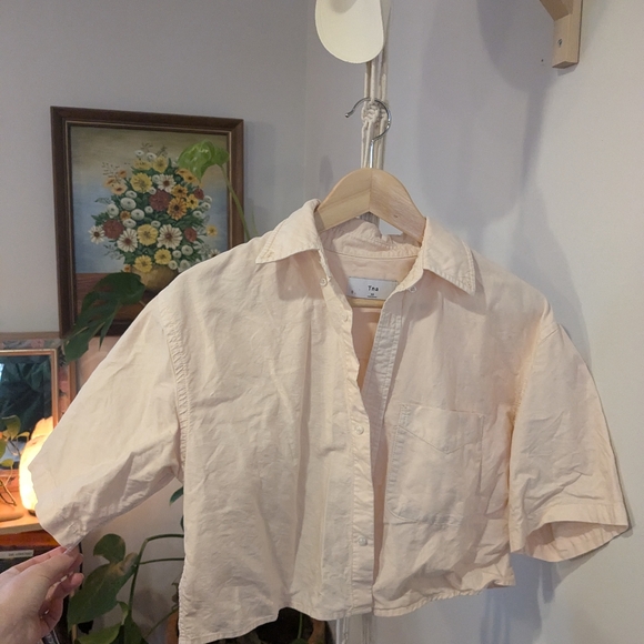 TNA cropped button up - Picture 4 of 5